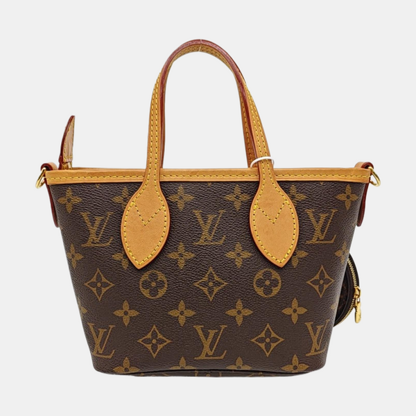 NEVERFULL BB Monogram Coated Canvas Brown