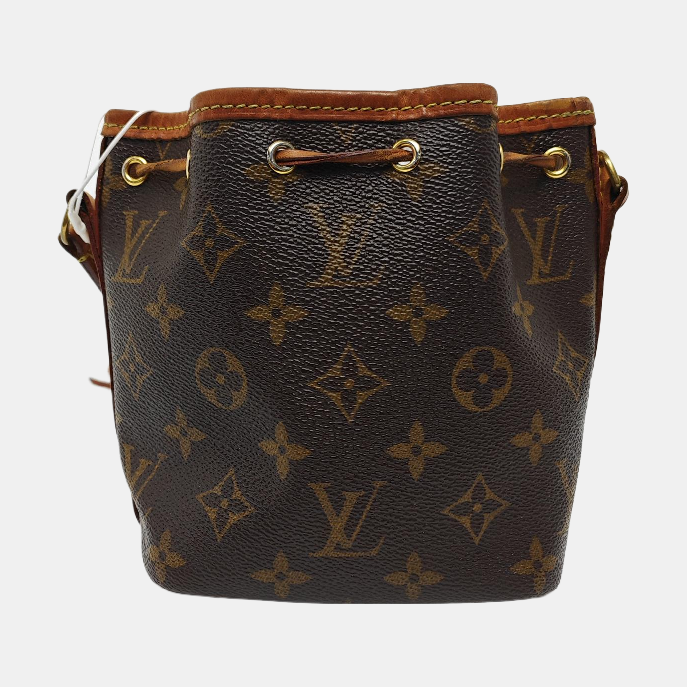 NÉONOÉ Nano Monogram Coated Canvas Brown