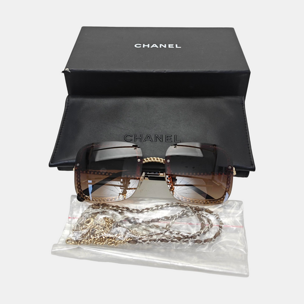 Metal Sunglasses Brown
