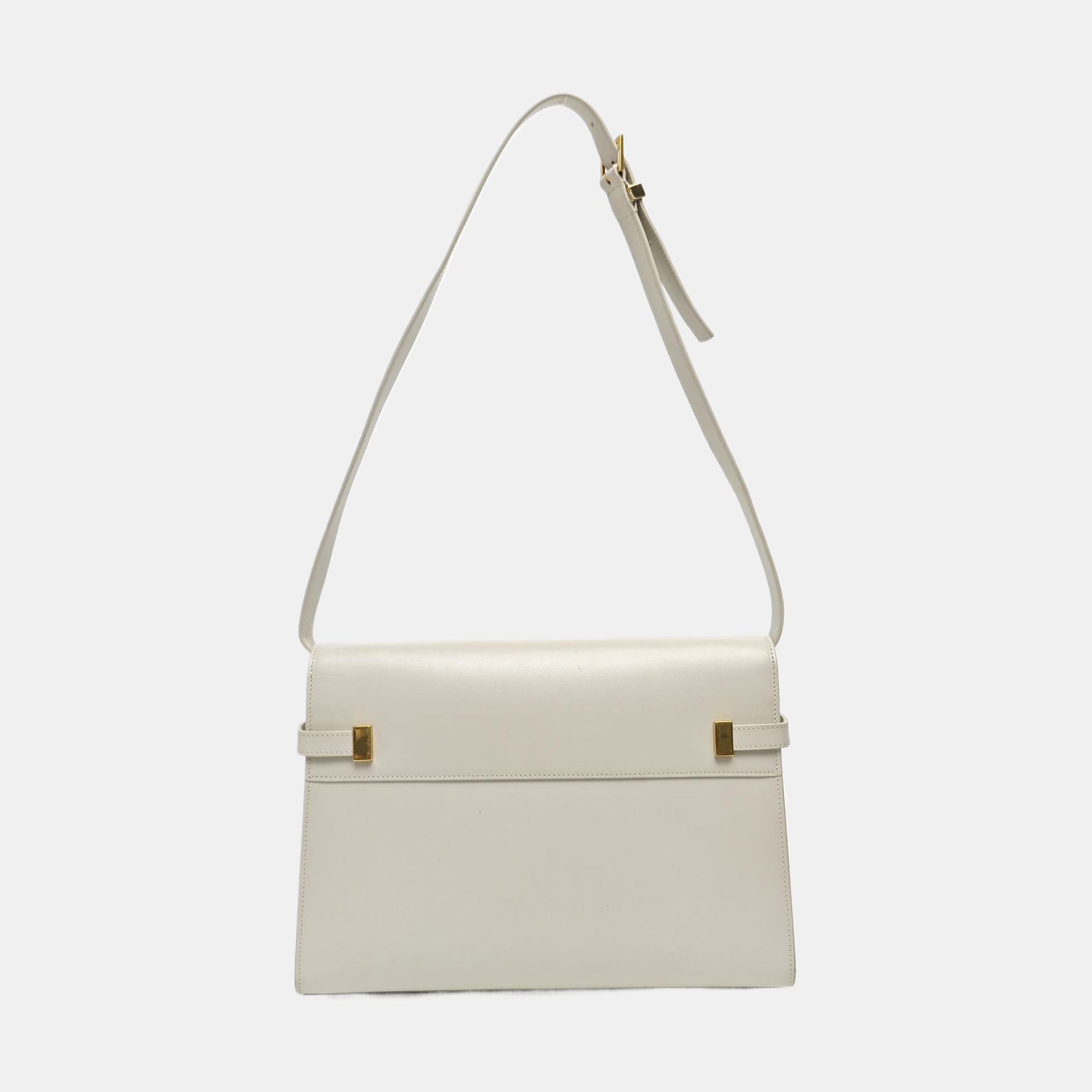 MANHATTAN Medium Calfskin White