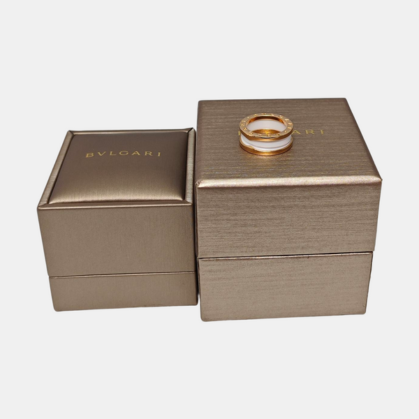 B.ZERO1 18k Rose Gold Ring EU 52