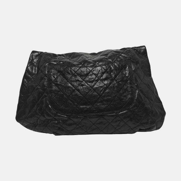 Quilted Grained Calfskin Black