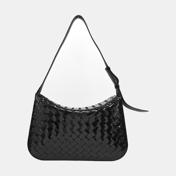 Intrecciato Patent Leather Black