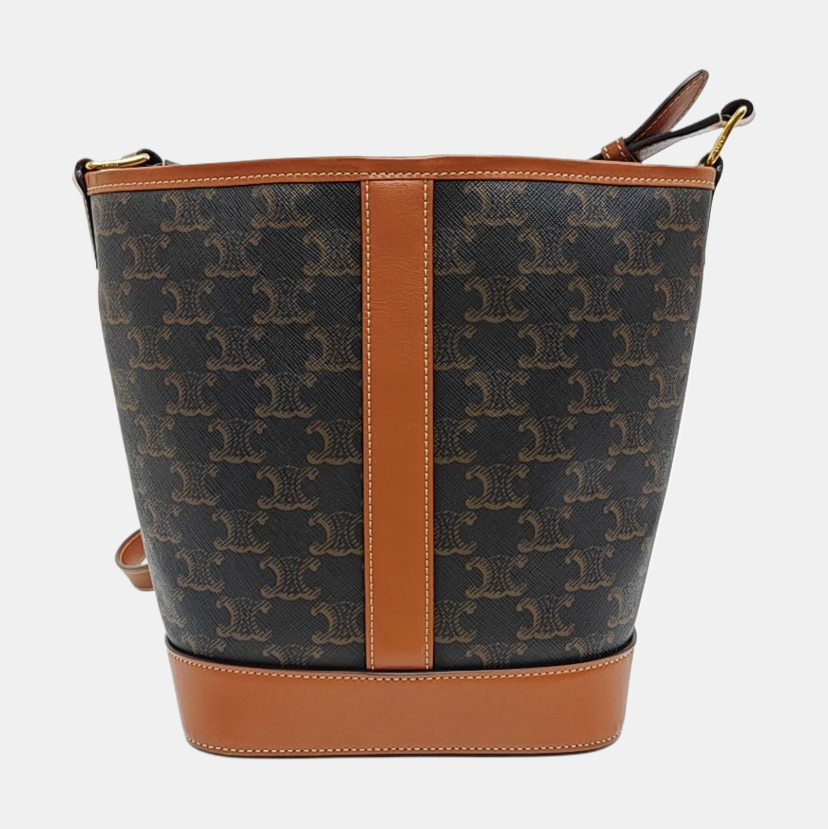 TRIOMPHE CANVAS Small Coated Canvas Brown