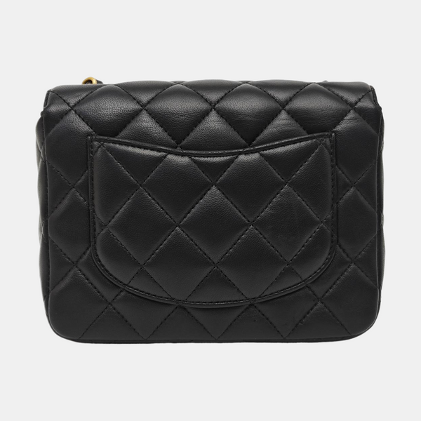CLASSIC FLAP Mini Quilted Lambskin Black
