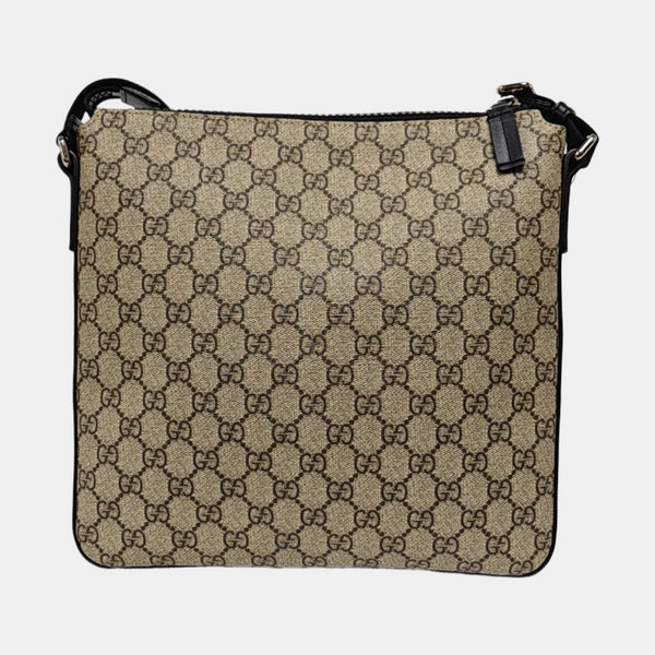 GG Supreme Monogram Coated Canvas Black