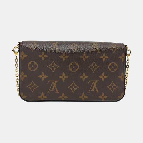 FÉLICIE Monogram Coated Canvas Brown