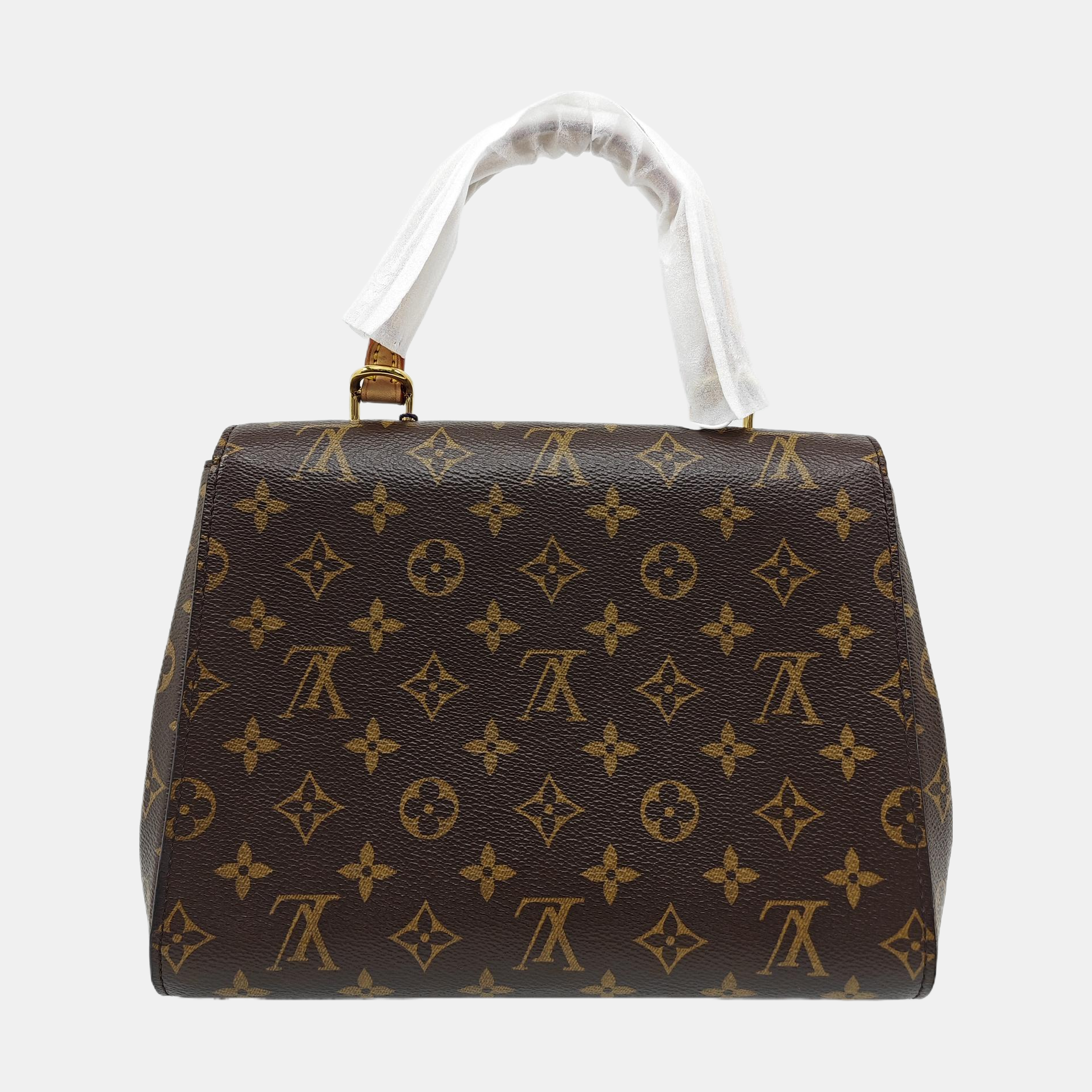 CLUNY Monogram Coated Canvas Brown