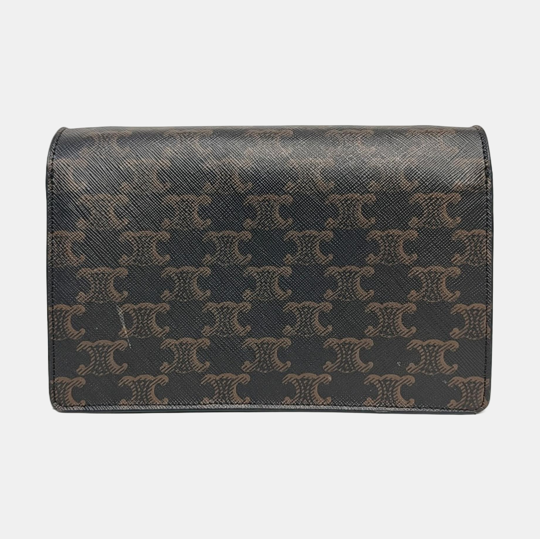 TRIOMPHE CANVAS Small Coated Canvas Brown