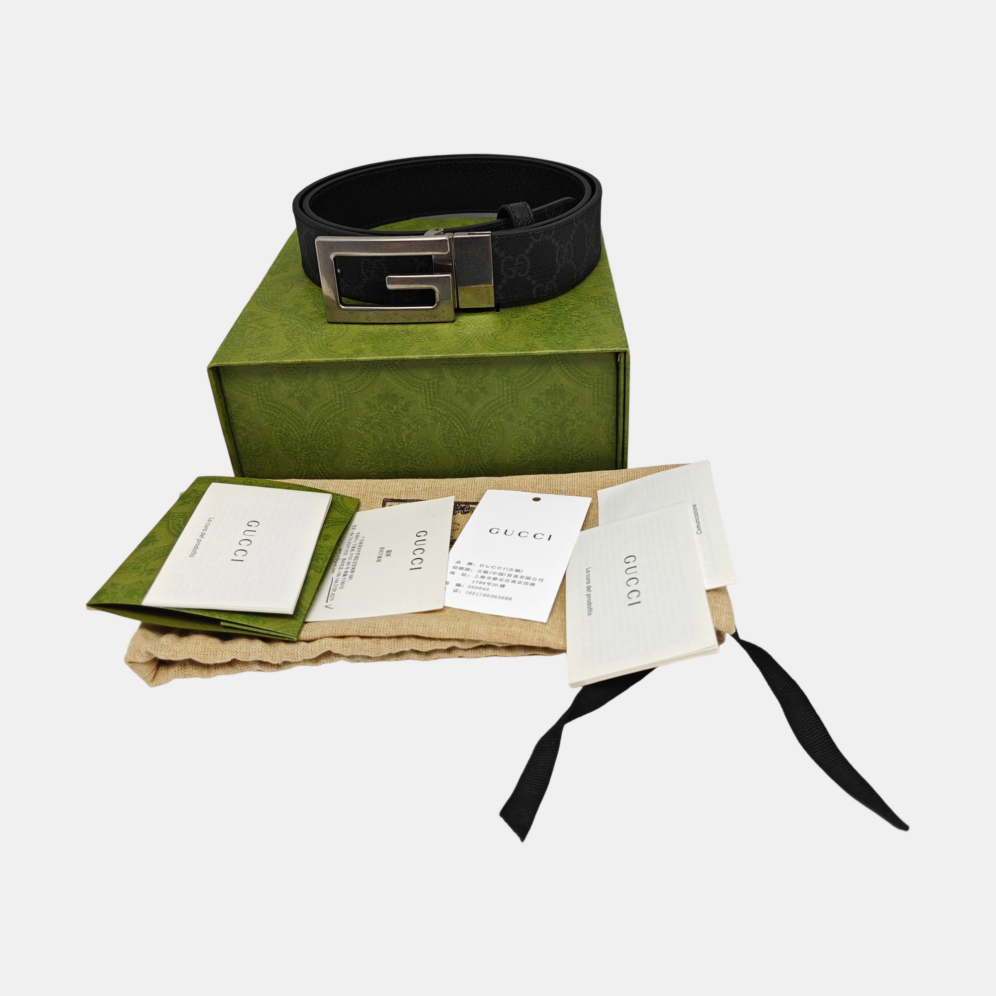 Coated Canvas Belt Black