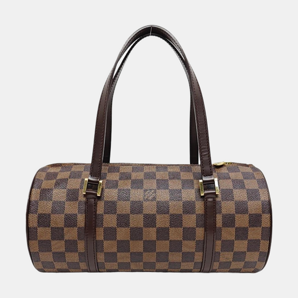 PAPILLON 30 Damier Ebene Coated Canvas Brown