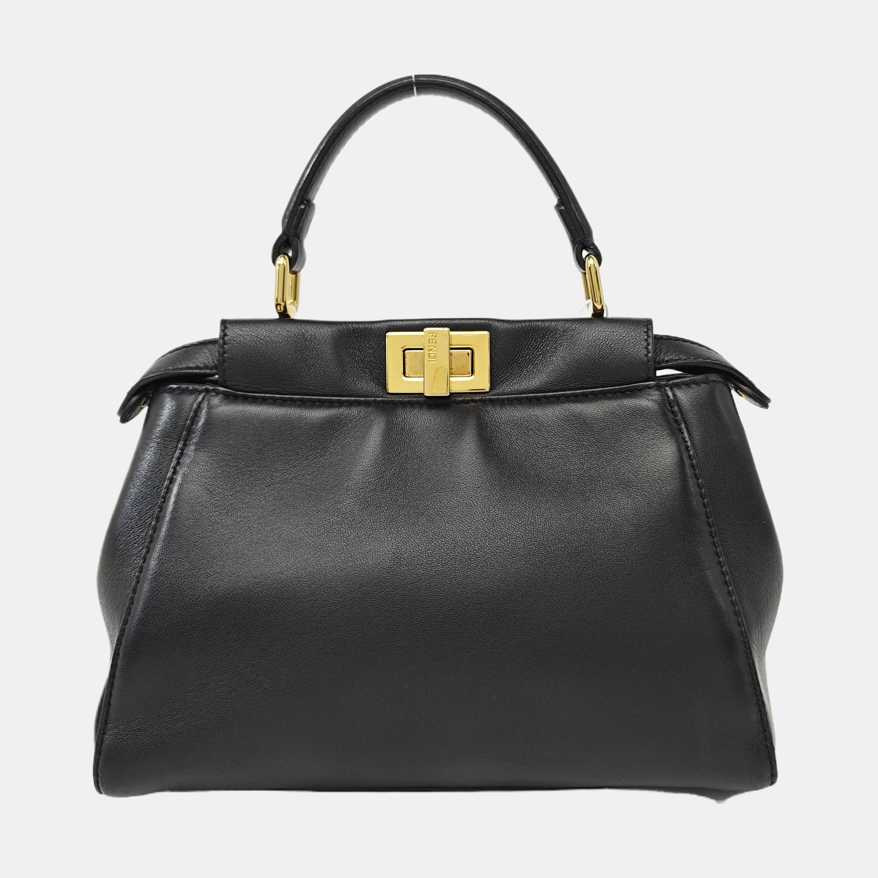 Peekaboo Mini Lambskin Black