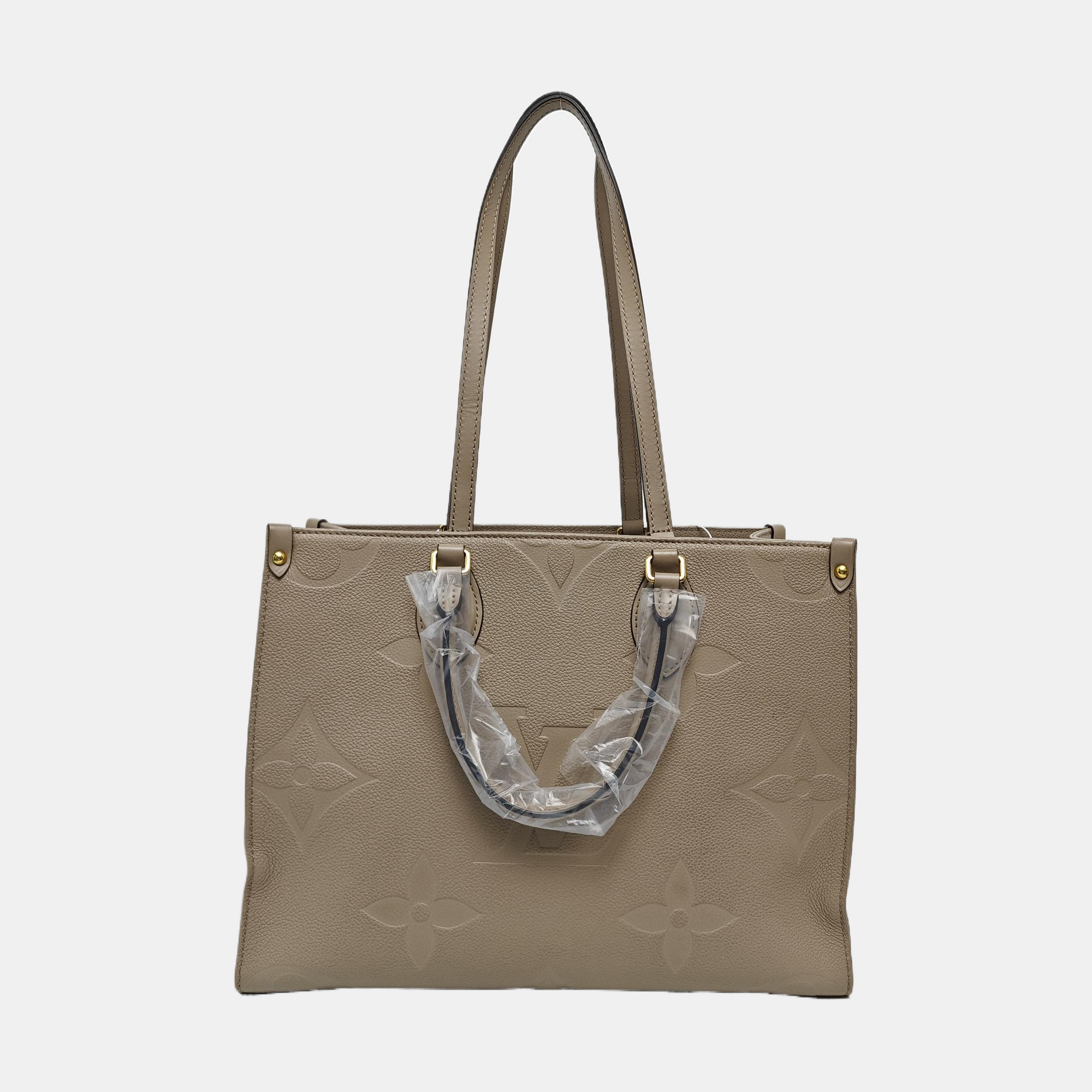 ONTHEGO MM Monogram Calfskin Grey
