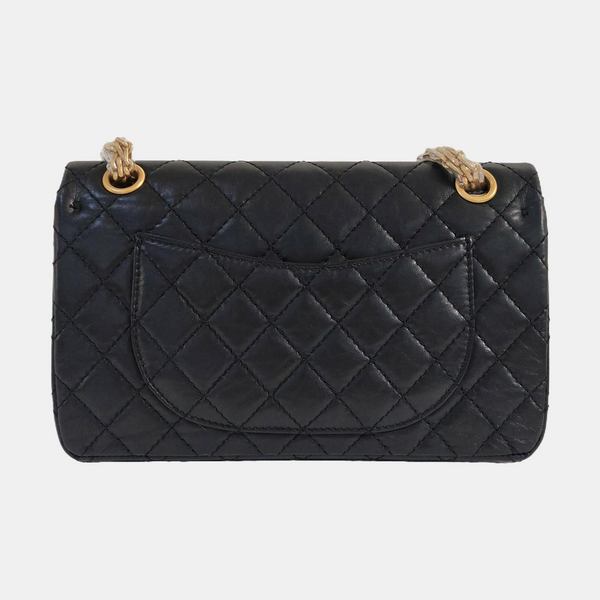 2.55 225 (small) Quilted Calfskin Black