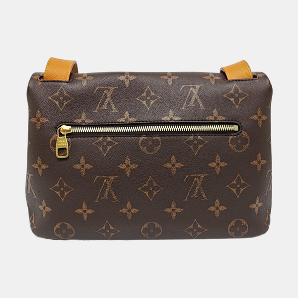 SHOPPER Monogram Coated Canvas Brown