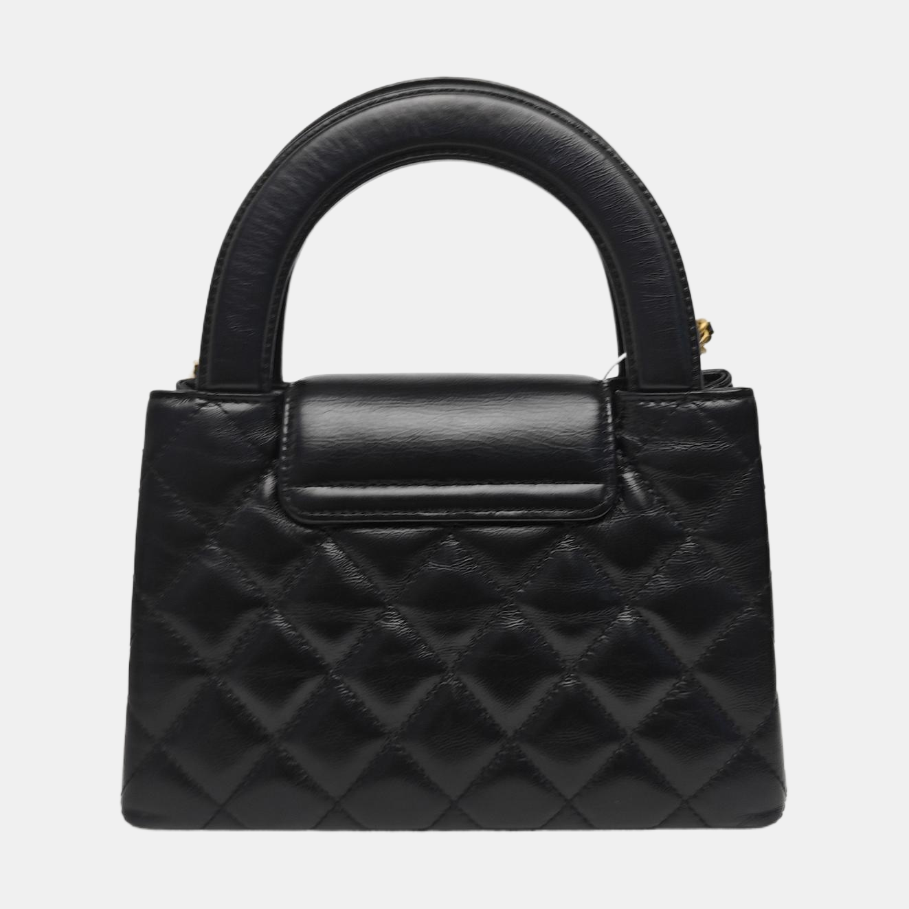 KELLY Mini Quilted Calfskin Black