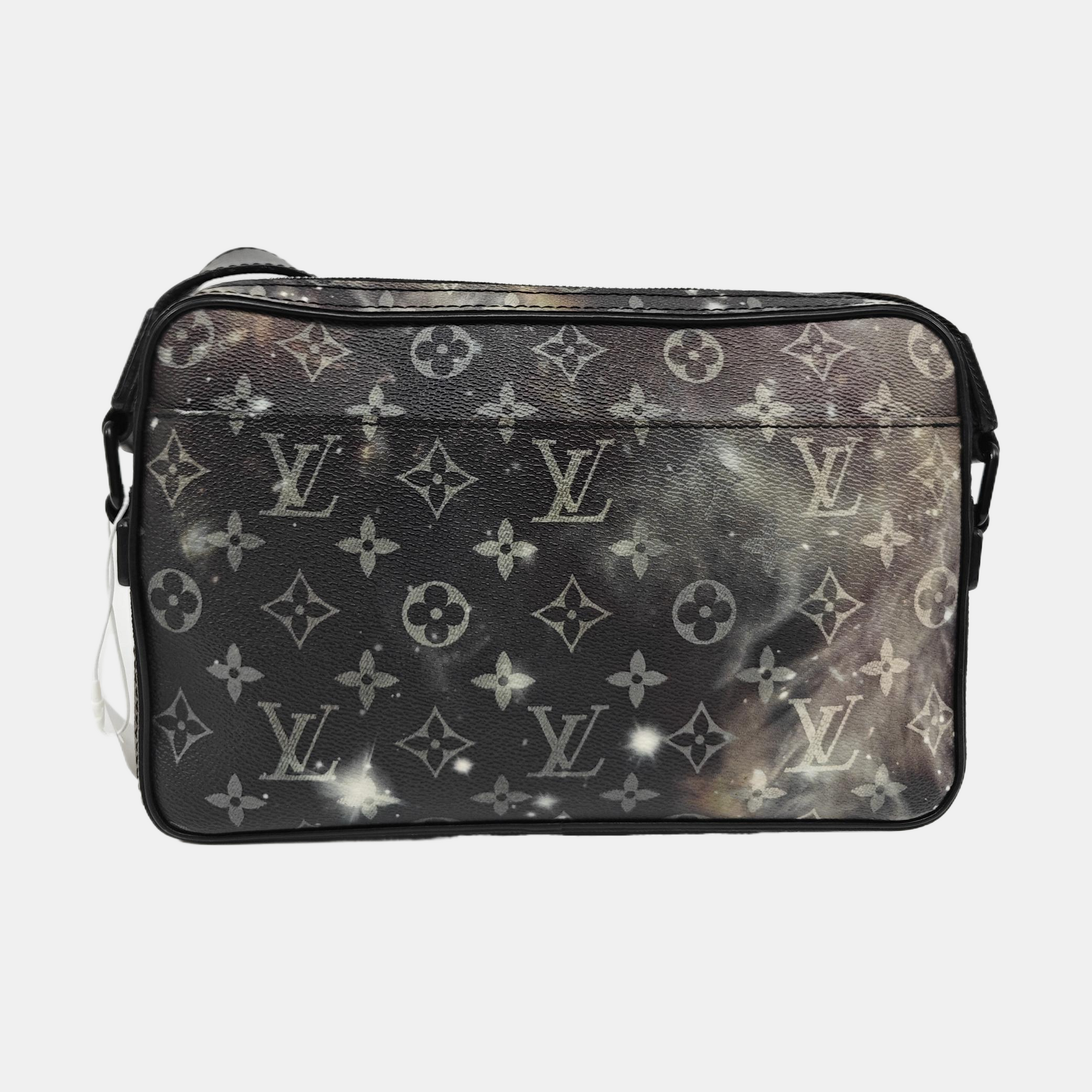 ALPHA Monogram Coated Canvas Gray