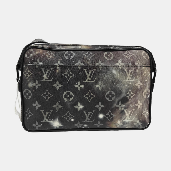 ALPHA Monogram Coated Canvas Gray