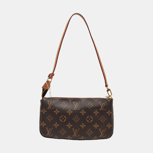 ACCESSOIRES GM Monogram Coated Canvas Brown