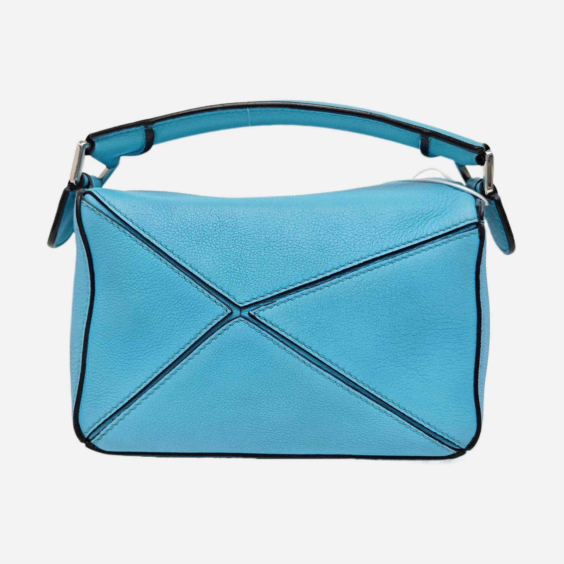 Puzzle Mini Calfskin Blue