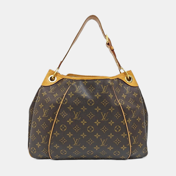 GALLIERA PM Monogram Coated Canvas Brown