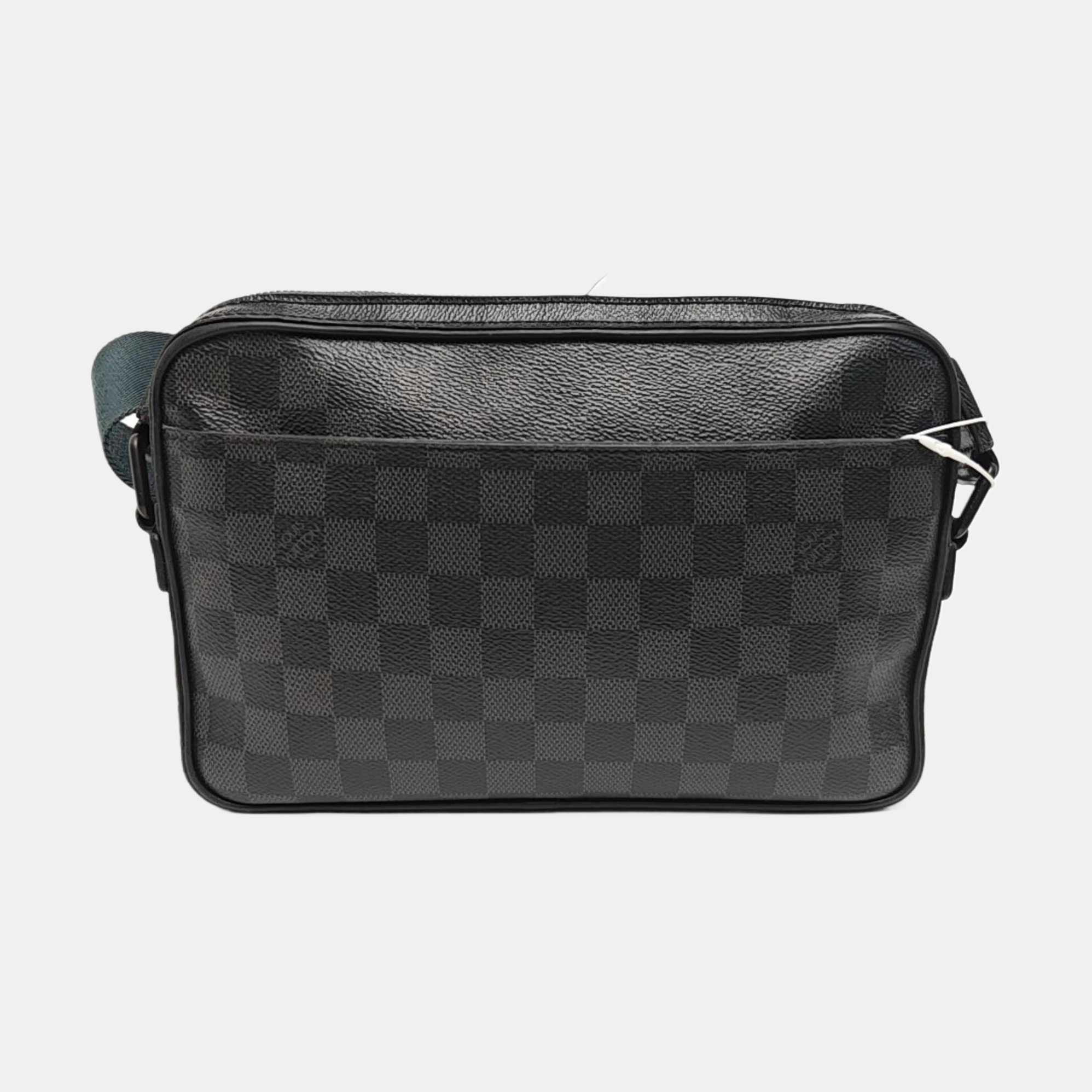 ALPHA Damier Graphite Coated Canvas Gray