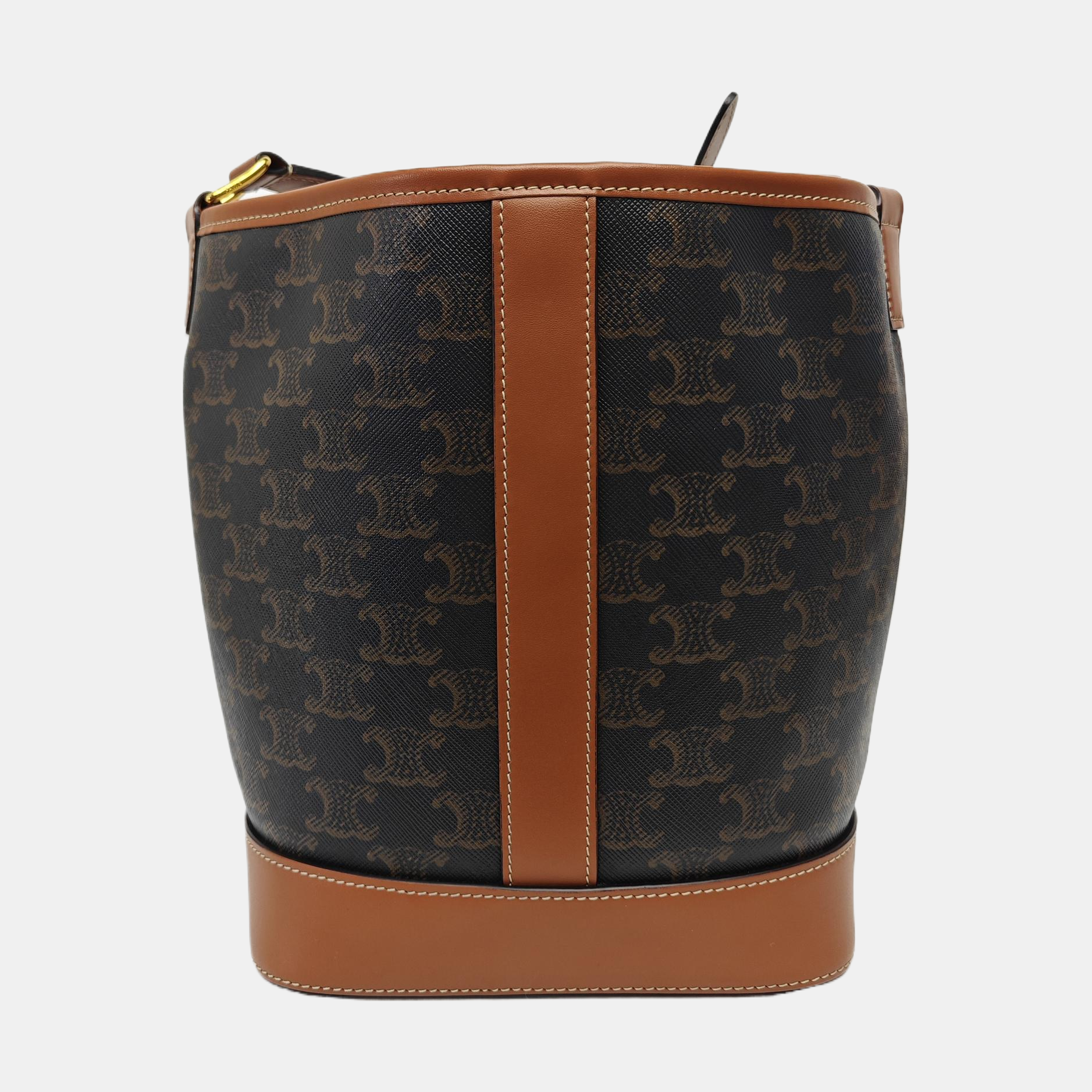 TRIOMPHE CANVAS Small Coated Canvas Brown