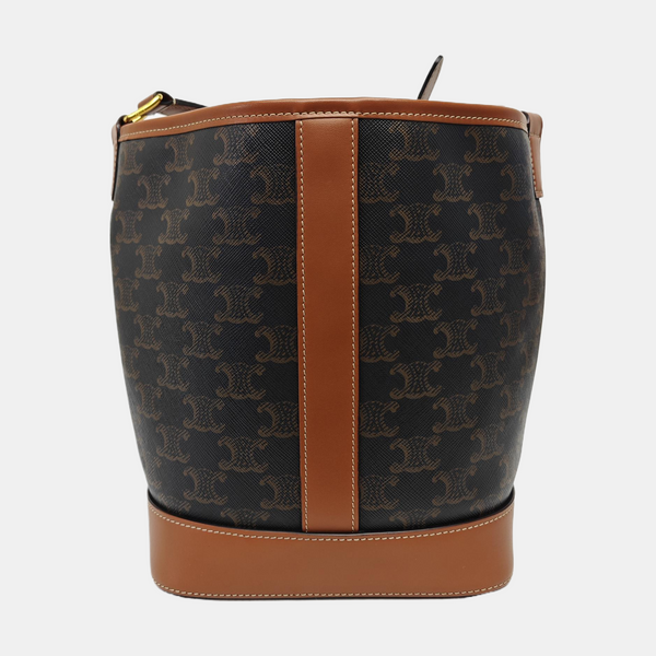 TRIOMPHE CANVAS Small Coated Canvas Brown