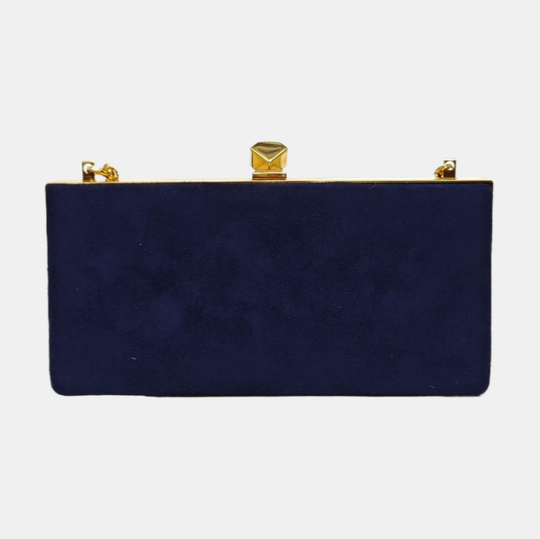 Fabric Shoulder Bag Blue