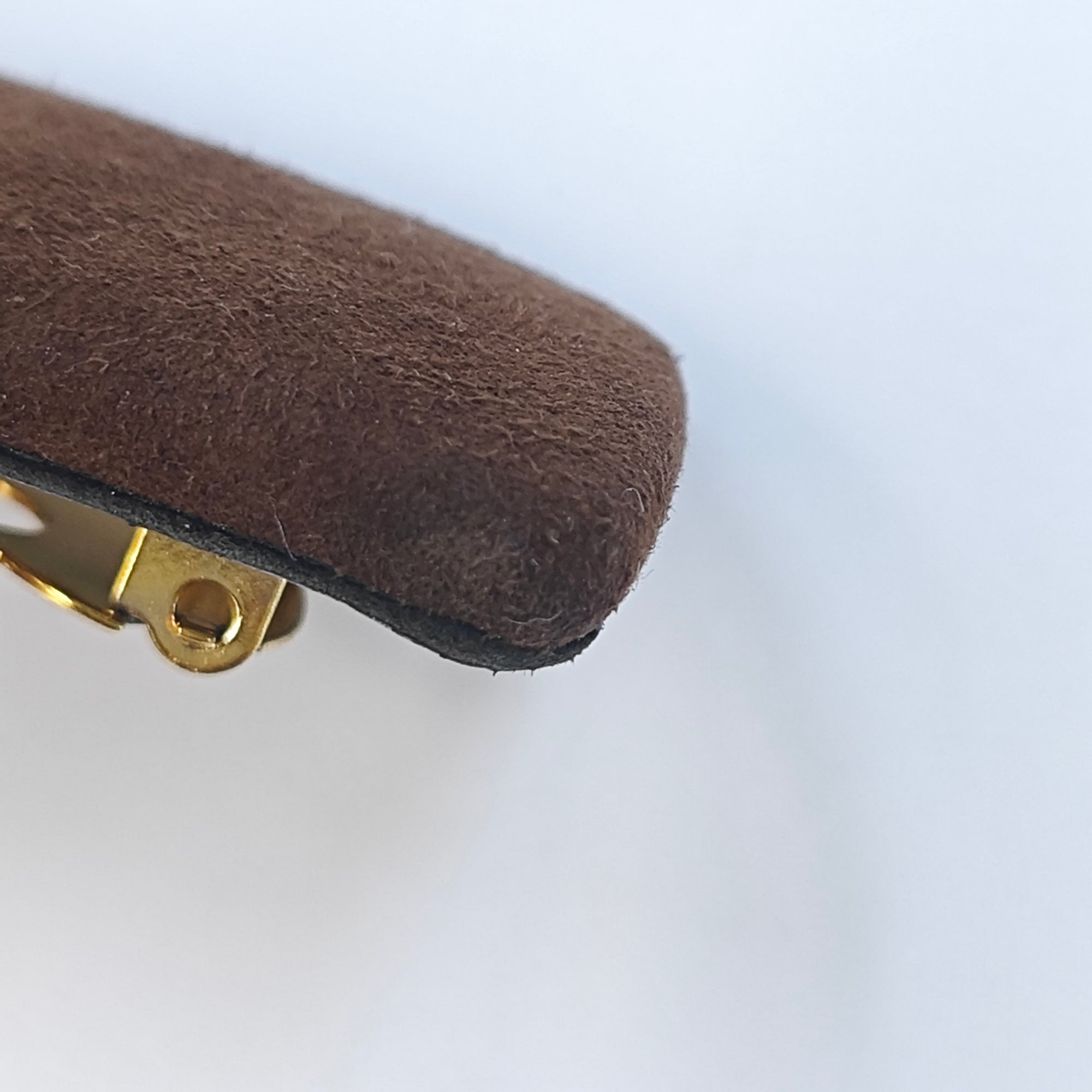 Fabric Hair Clip Brown