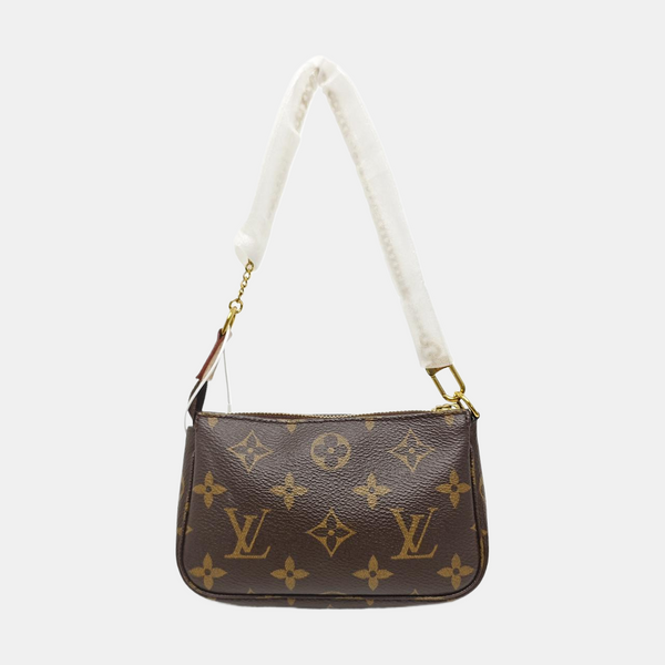 ACCESSOIRES Mini Monogram Coated Canvas Brown
