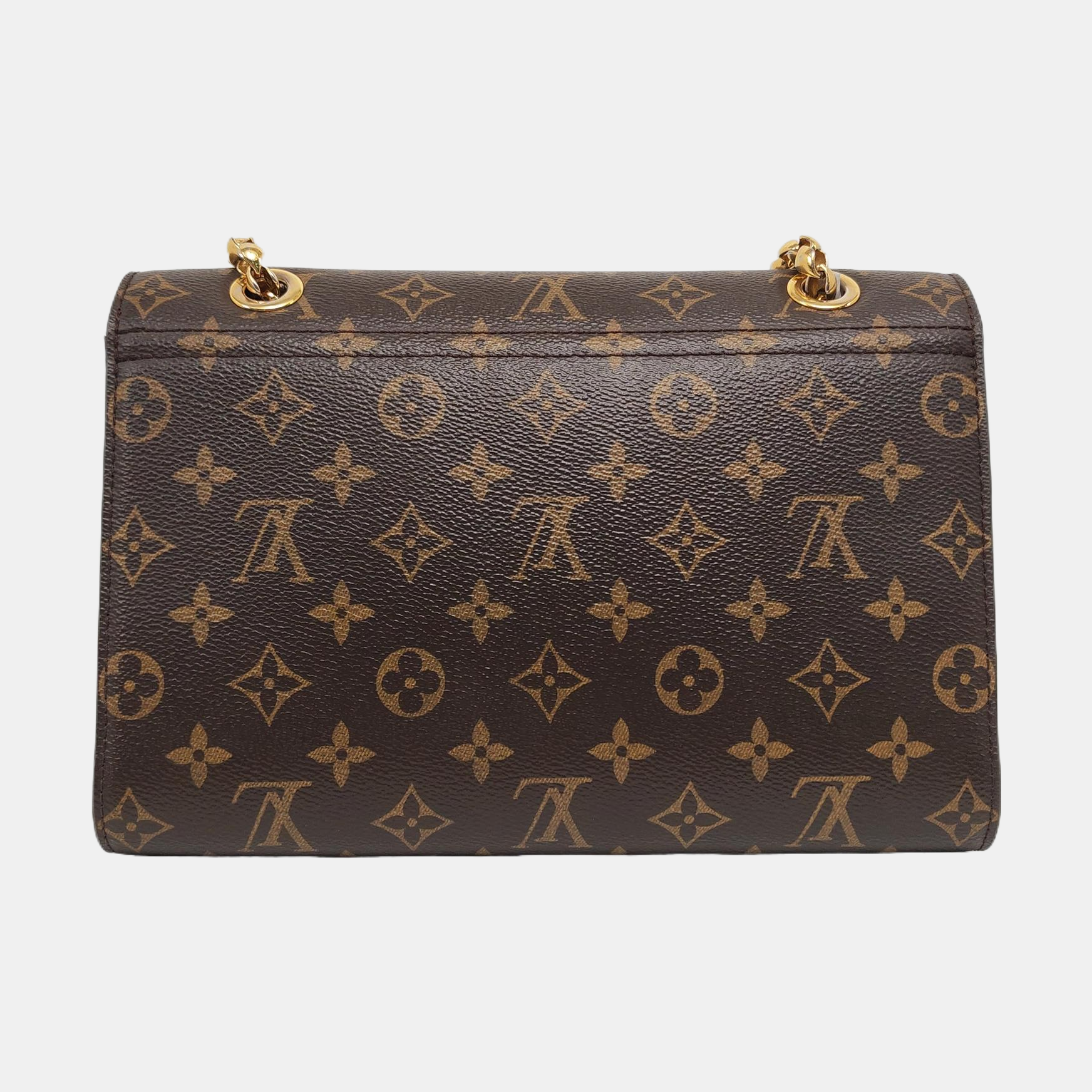 VICTOIRE Monogram Coated Canvas Brown