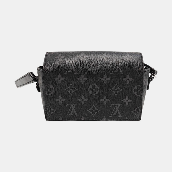 STEAMER Mini Monogram Coated Canvas Black