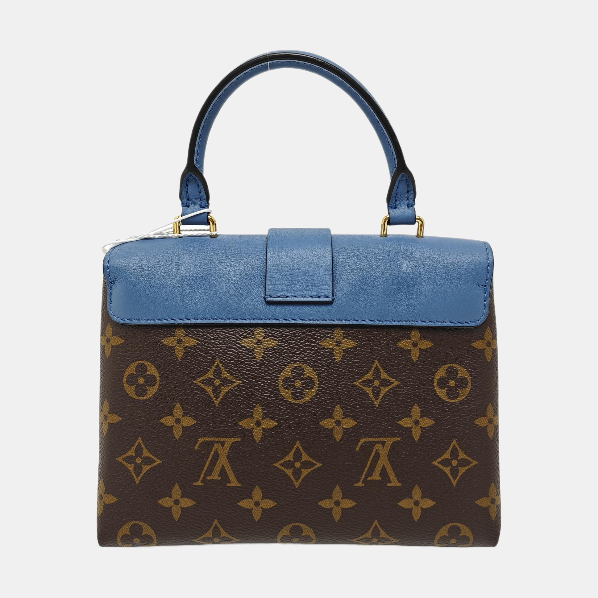 LOCKY BB Monogram Coated Canvas Blue