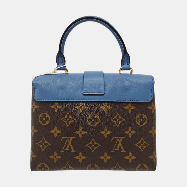 LOCKY BB Monogram Coated Canvas Blue