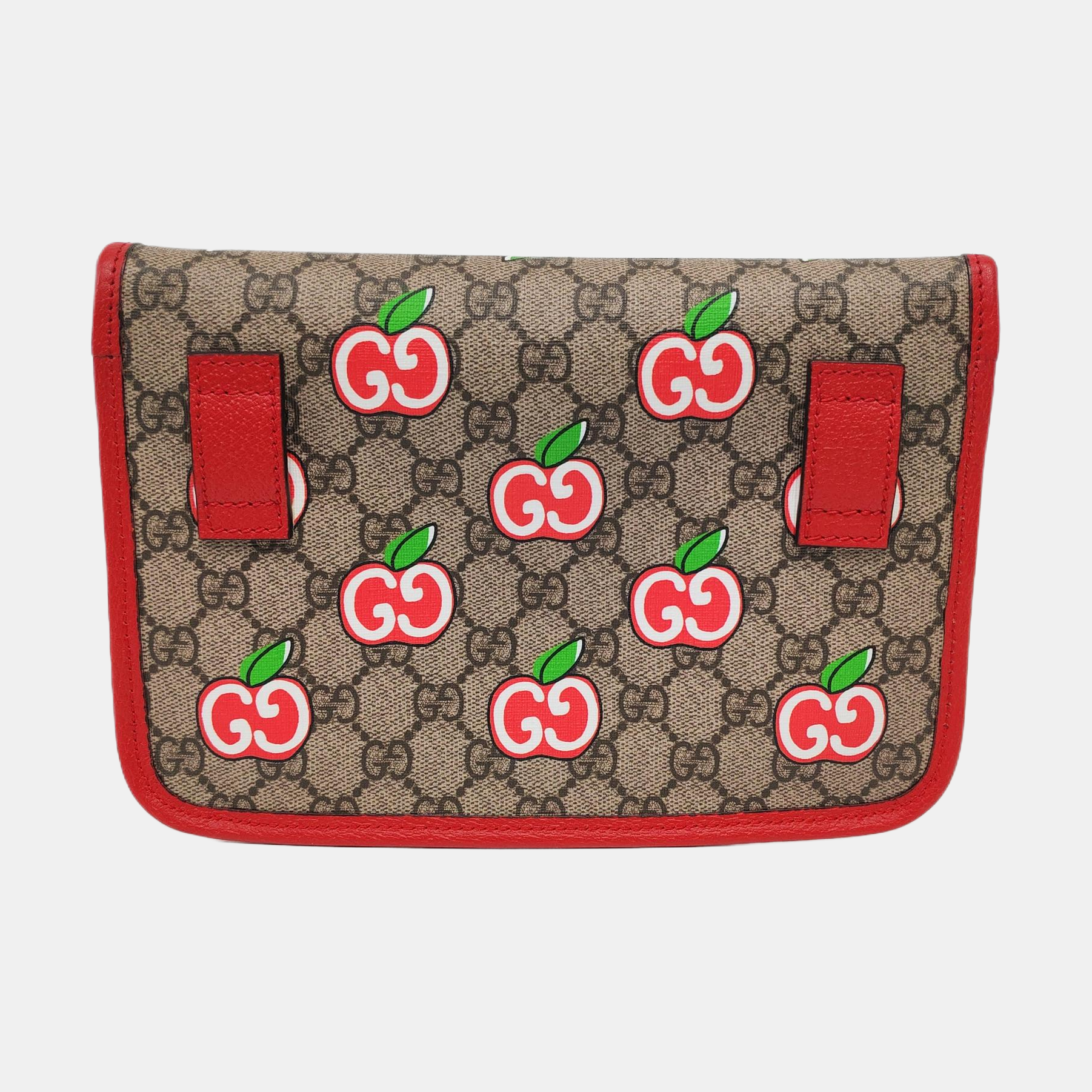 Neo Vintage Monogram Coated Canvas Red