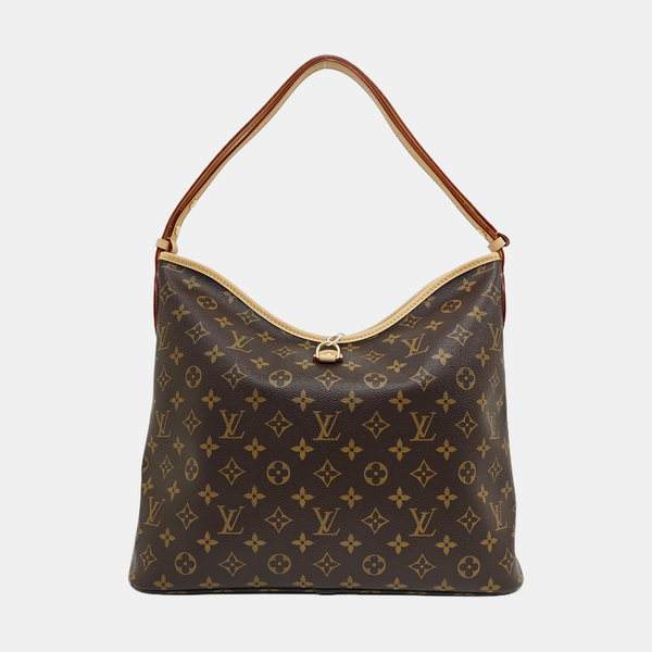 Line Up Monogram Coated Canvas Brown