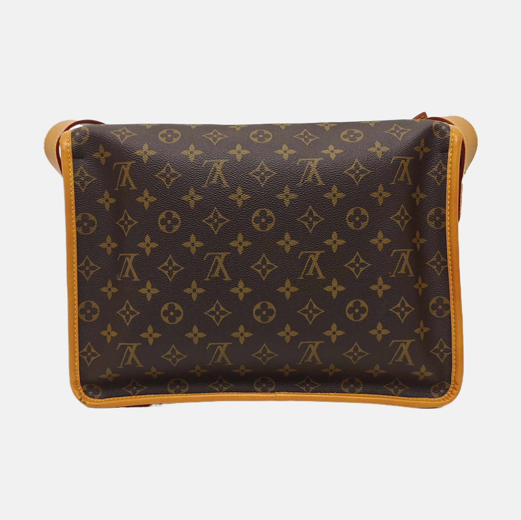 SATCHEL Monogram Coated Canvas Brown