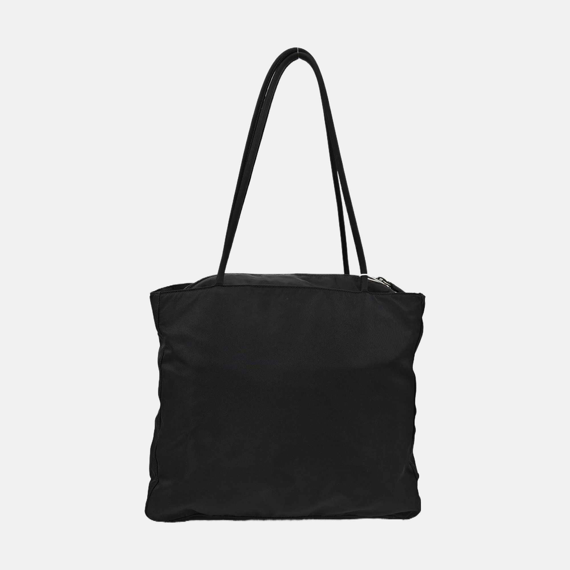 Nylon Tote Bag Black