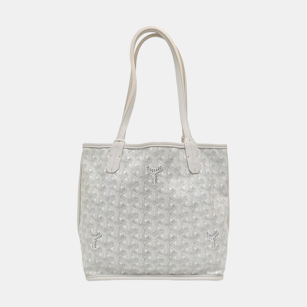Anjou Mini Coated Canvas White