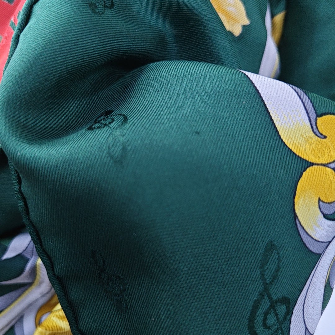 Mulberry Silk Silk Scarf Green