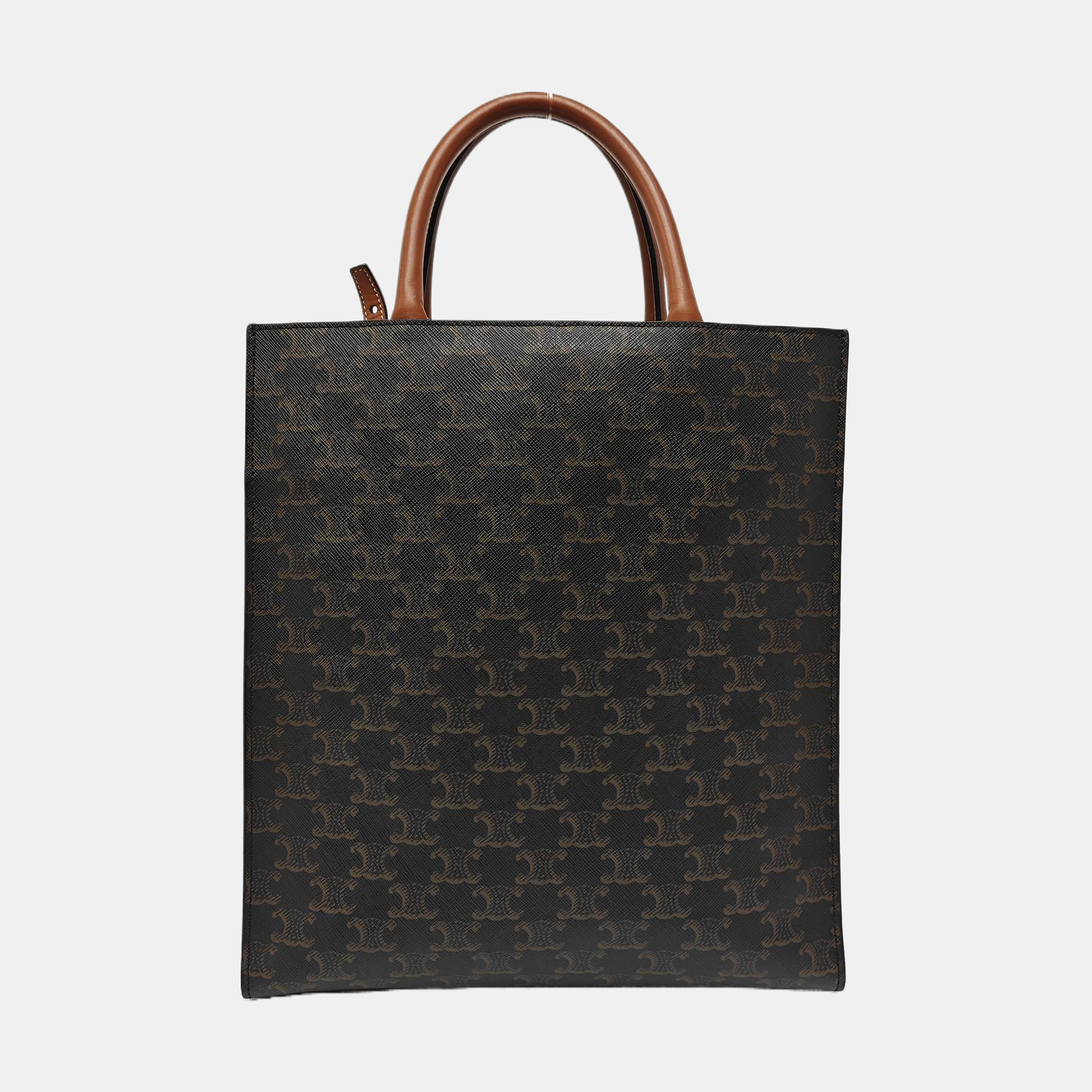 CABAS CELINE Small Coated Canvas Brown