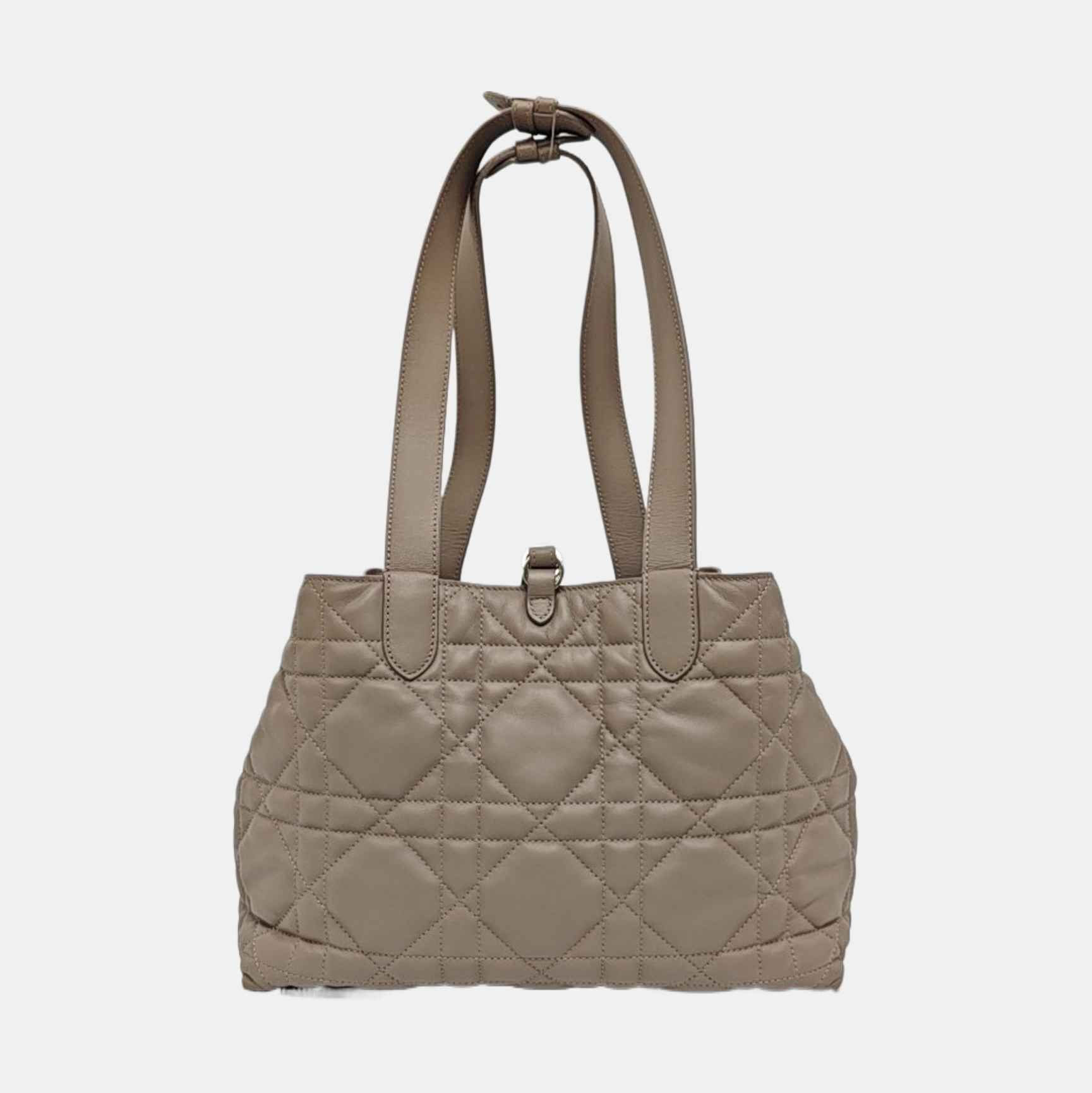Toujours Medium Cannage Calfskin Gray