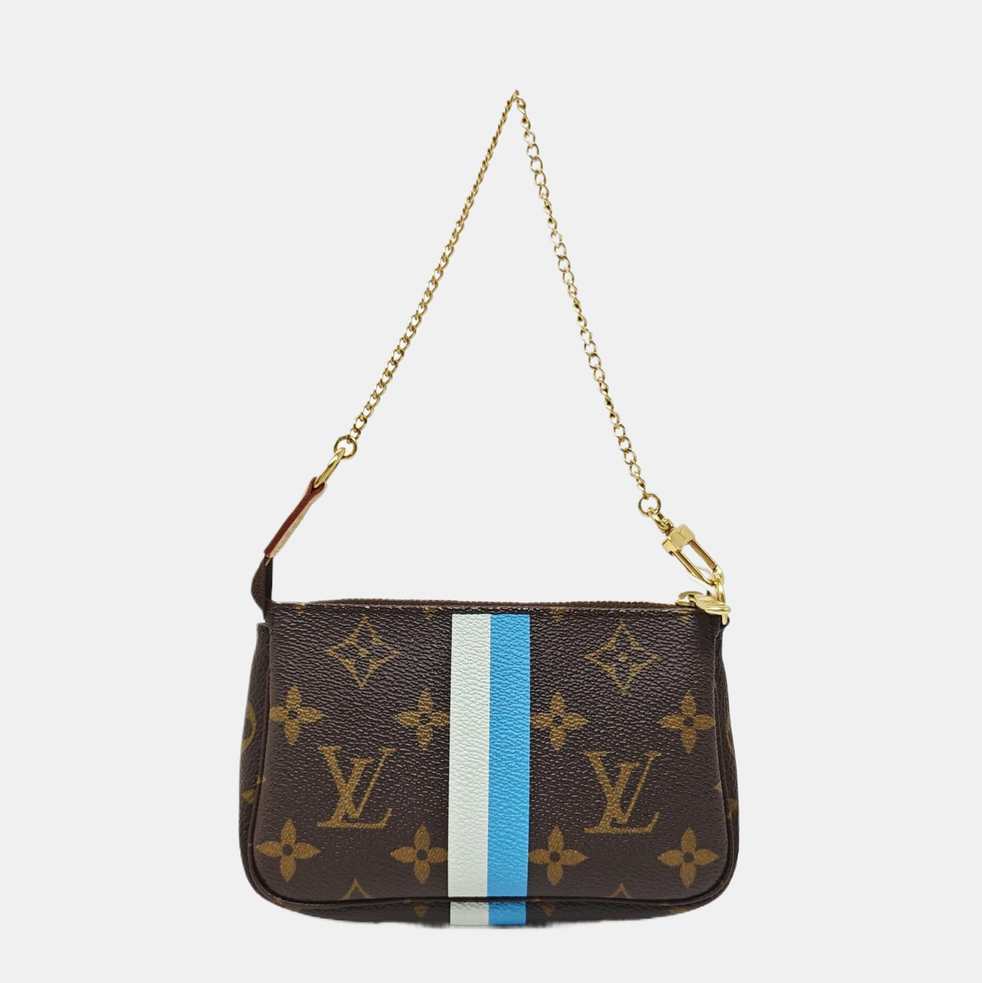 ACCESSOIRES Monogram Coated Canvas Brown