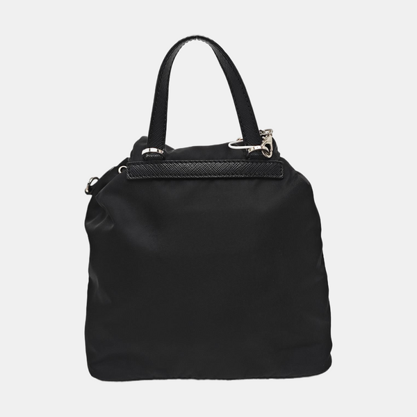 Nylon Shoulder Bag Mini Black