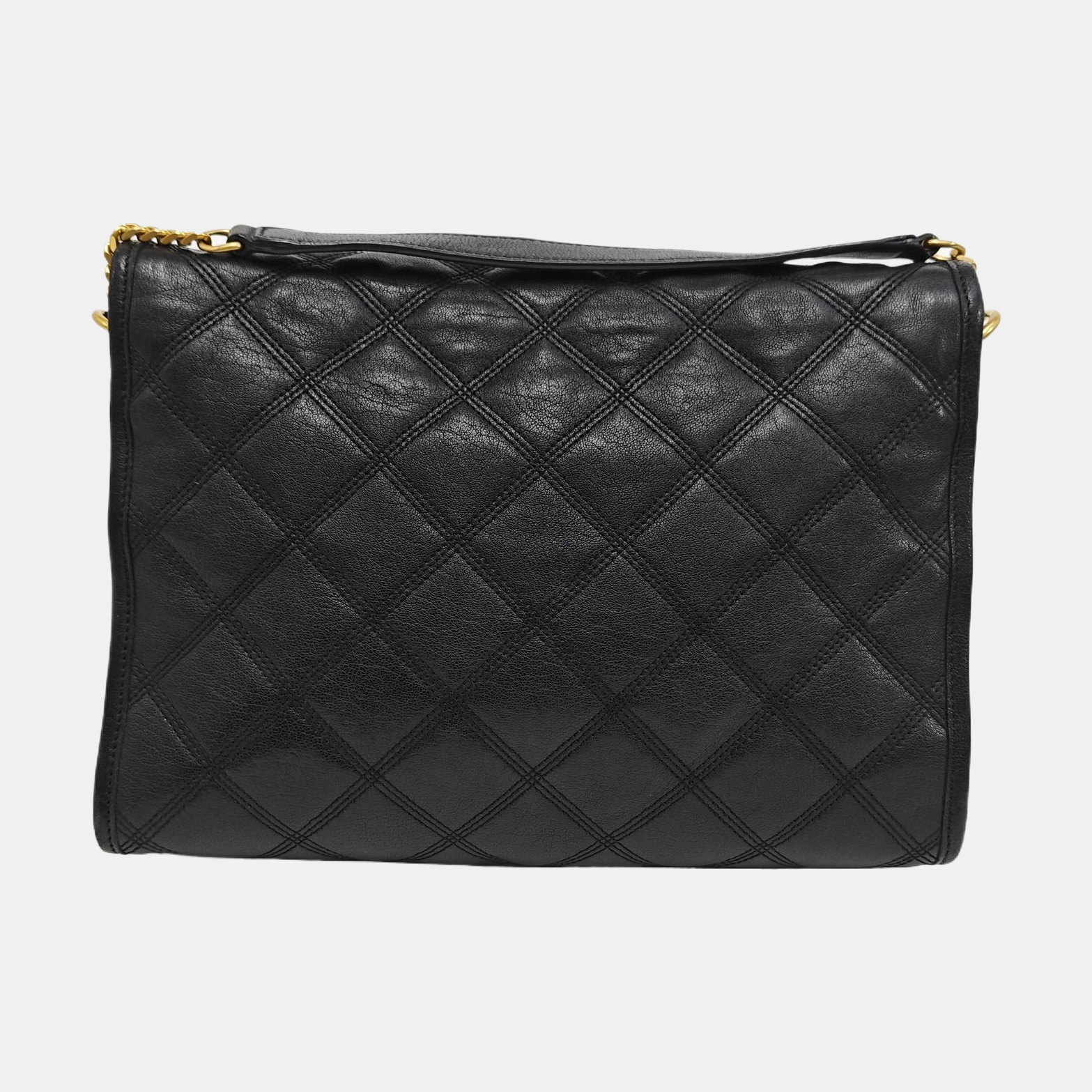 BECKY Small Quilted Lambskin Black