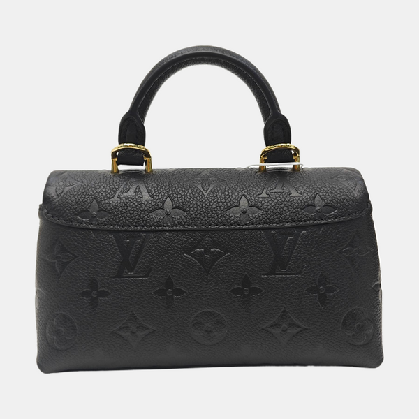 NANO MADELEINE Nano Monogram Calfskin Black