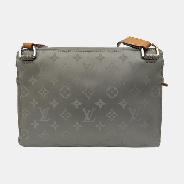 Monogram Coated Canvas Shoulder Bag Green