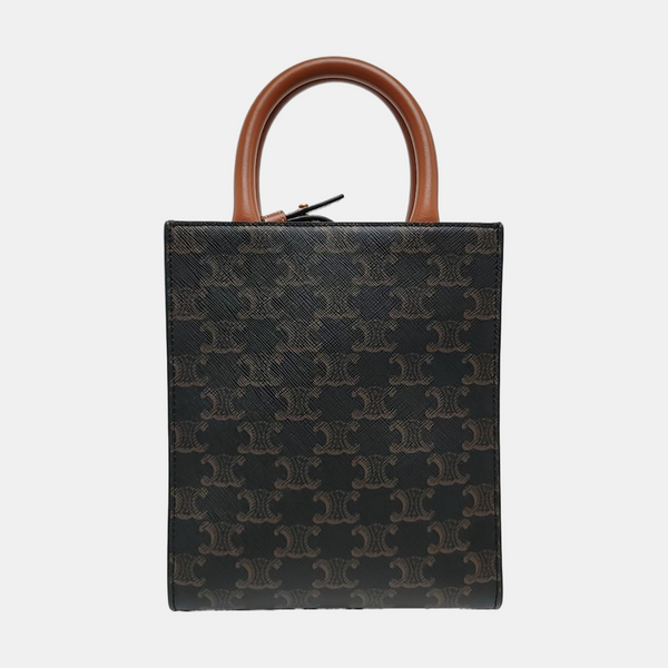 CABAS CELINE Mini Coated Canvas Brown