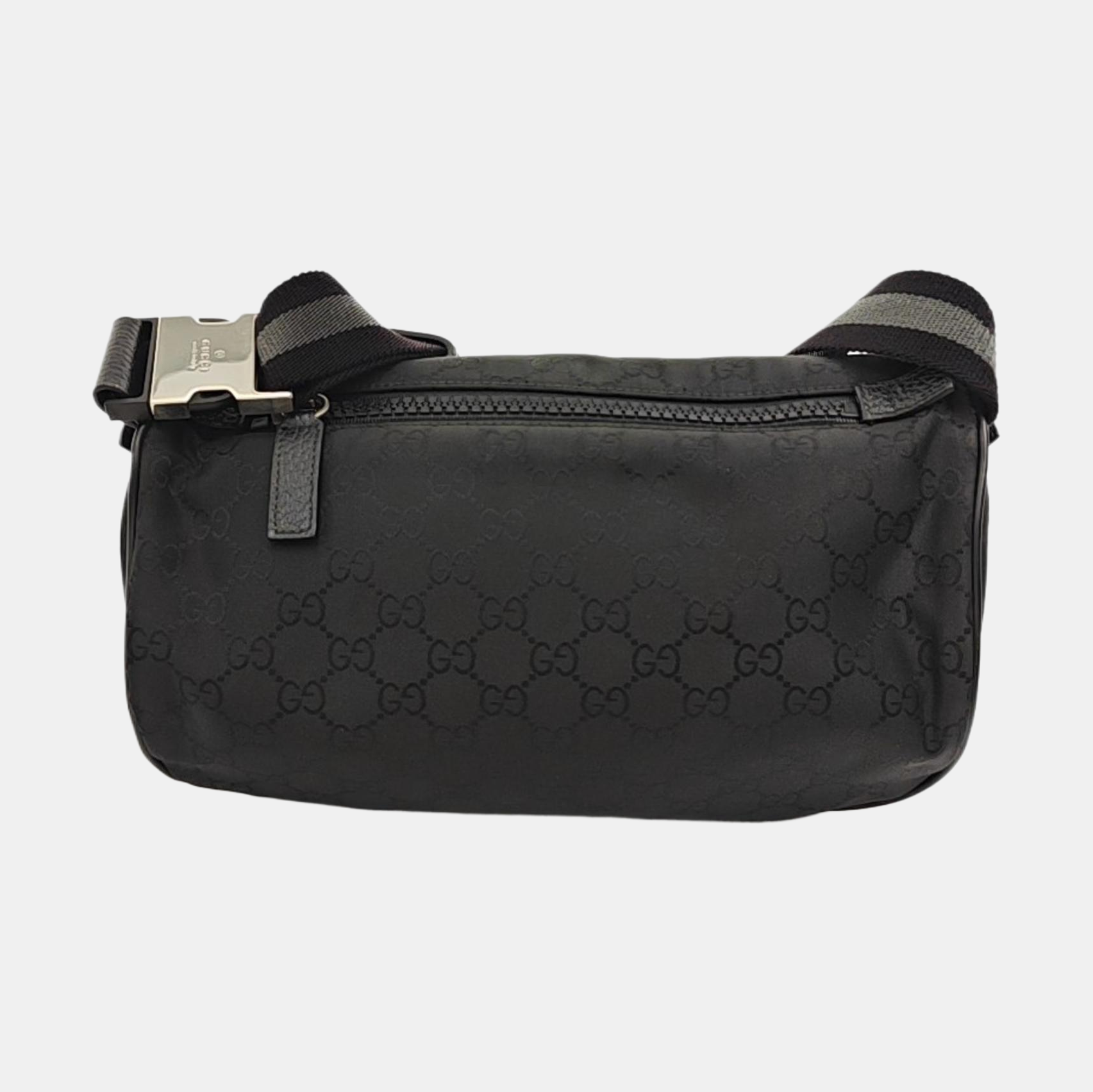 Monogram Canvas Belt Bag Black